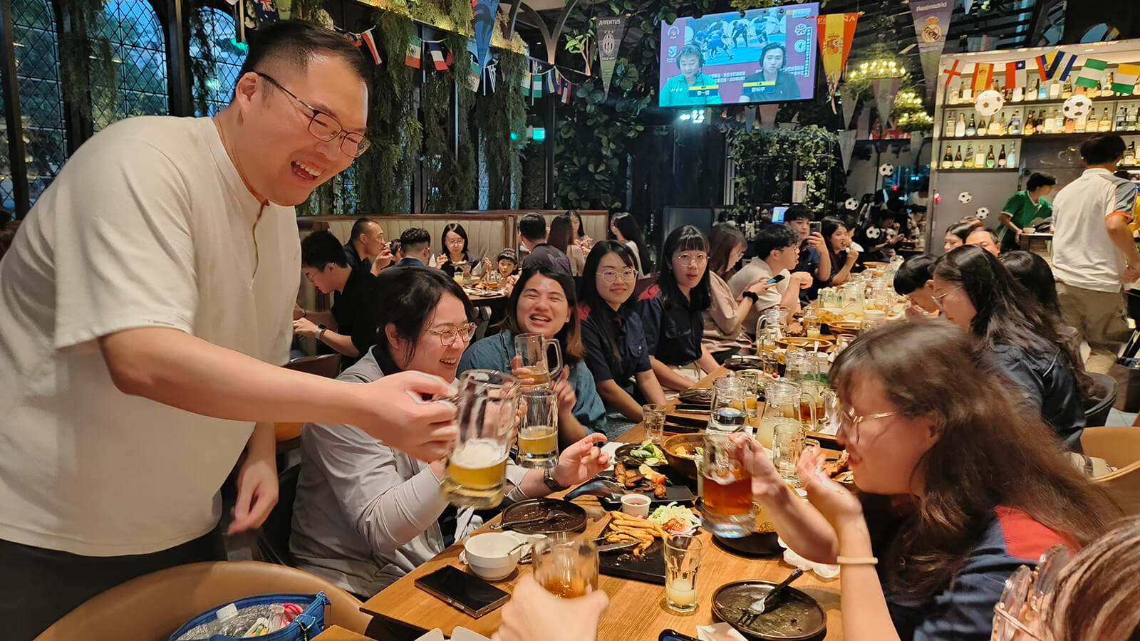 同仁齊心同樂，展現團隊與營造同仁的凝聚力
